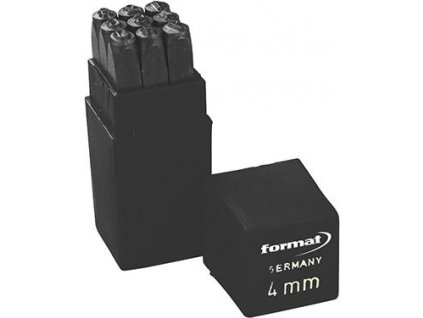 Razidla s číslicemi Format  - velikost 4 mm