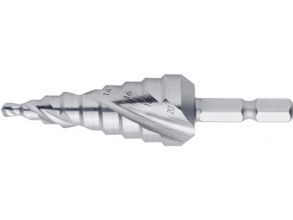 Bit se stupňovitým vrtákem HSS Format  4-20 mm