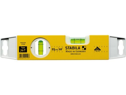 Vodováha Stabila Torpedo 70T, 2 x libela - 25 cm (02199)