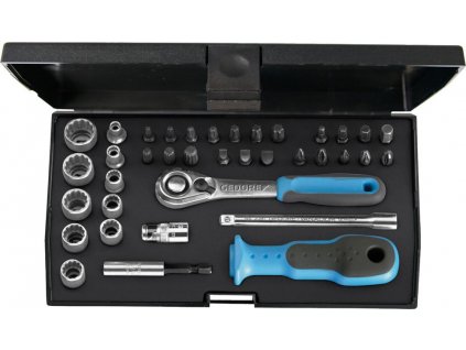 Gola sada 1/4" Gedore D20 KAU-20 - 37 dílná (2010348)