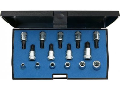 Sada hlavic TORX 15 dílná Gedore 1/4" -  vnitřní a vnější Torx (1815628)