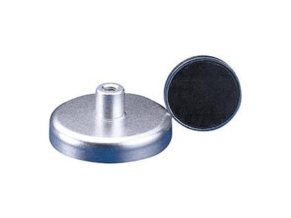 Magnetické ploché chapadlo Format se závitem M8 - Ø63 mm