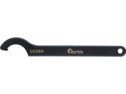 Hákový klíč s nosem Fortis DIN 1810A  25-28 mm