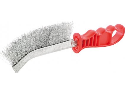 Ruční drátěný kartáč Format ocelový, vlnitý  260 mm