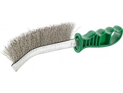 Ruční drátěný kartáč Format nerezový, vlnitý  260 mm