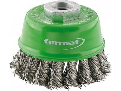 Hrncový kartáč Format nerezový, copánkový 65x0,5 mm