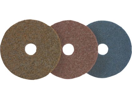 Plstěný brusný kotouč na suchý zip Format 115 mm - střední