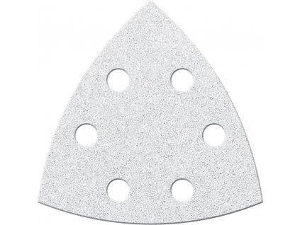 Brusný papír na suchý zip Fortis trojúhelník 94mm - K240 (bal.6 kusů)