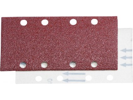 Brusný papír na suchý zip Fortis 93x178mm- K120 (bal.6 kusů)