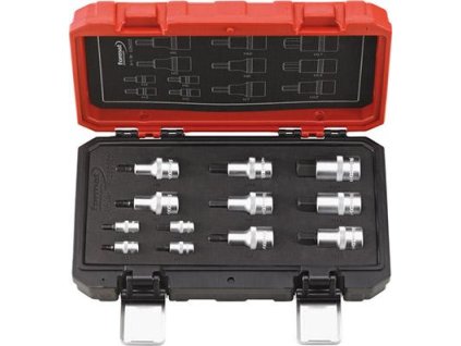 Sada zástrčných hlavic Format 1/4"+1/2" -  imbus 3-17mm  (12 dílná)