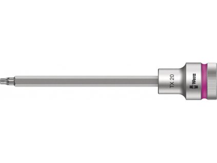 Zástrčná hlavice dlouhá Wera Zyklop 1/2" Torx - T20 x 60