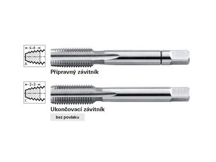 Sada ručních závitníků Format UNF DIN2184 - UNF č.4