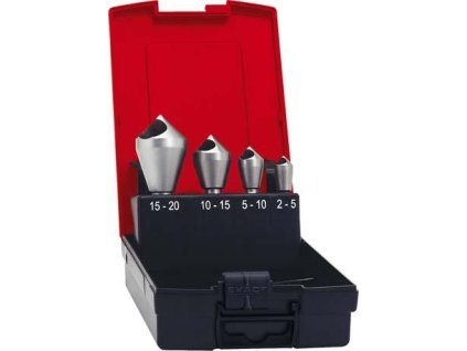 Sada odhrotovacích záhlubníků Format HSS s příčným otvorem 90° 2-20 mm