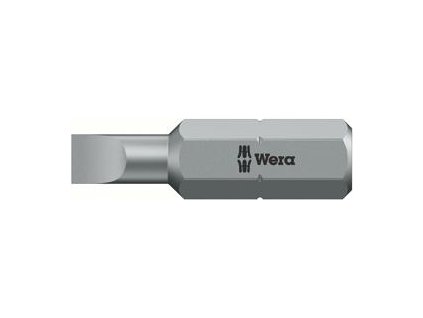 Bit plochý Wera tvrdý typ 1/4" DIN 3126 C 6,3 - 4,5x0,6x25mm (05072055001)