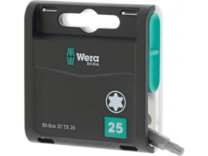 Bit TORX Wera v boxu 1/4" DIN 3126 C 6,3 - T25x25mm (05057773001)
