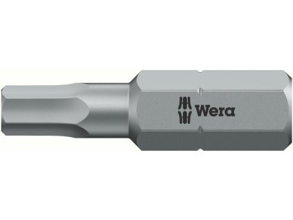 Bit vnitřní 6-hran Wera tvrdý typ 1/4" DIN 3126 C 6,3 - 2x25mm (05056305001)