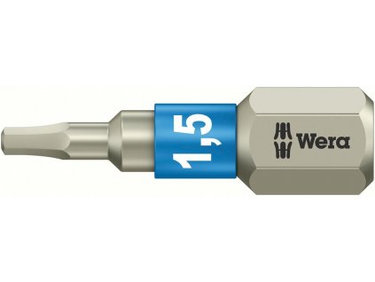 Bit vnitřní 6-hran Wera nerez 1/4" DIN 3126 C 6,3 - 3x25mm (05071073001)