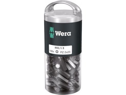 Bit TORX Wera balení 100ks 1/4" DIN 3126 E 6,3 - T15x25mm (05072447001)