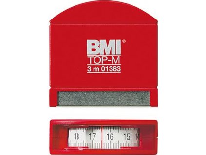 Kapesní svinovací metr BMI s průhledem 2m x 13mm