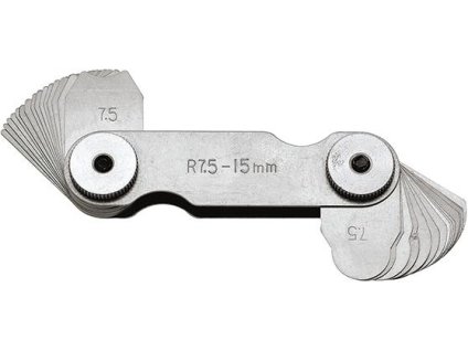 Šablona na poloměry Format 16 listů 7,5-15 mm