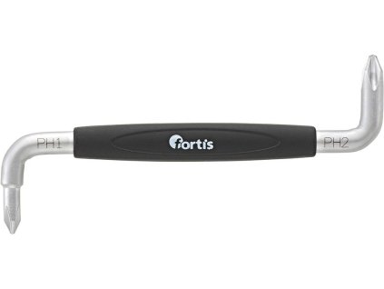 Úhlový šroubovák Fortis PH1+PH2 x 100 mm