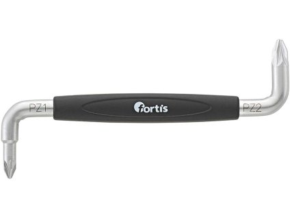 Úhlový šroubovák Fortis PZ1+PZ2 x 100 mm