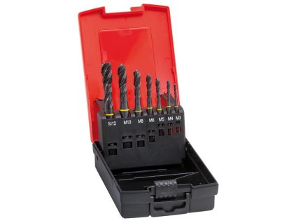Sada strojních závitníků Format DIN371/376 pro slepé otvory HSS-Co5  M3-M12