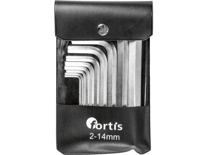 Sada šestihraných klíčů (inbus) Fortis 10 dílná 2-14mm