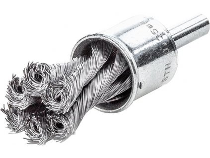 Štětcový kartáč Lessmann ocelový, copánkový 19mm - stopka 6mm