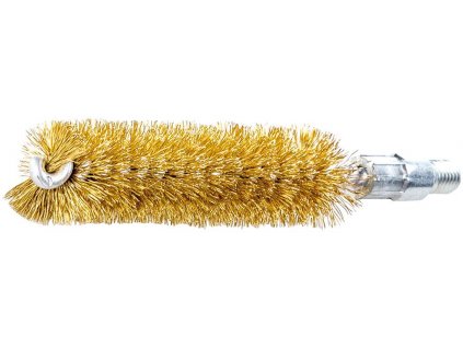 Kartáč na trubky Lessmann mosazný vlnitý, závit M6 - Ø12mm