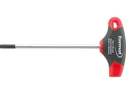 Šroubovák  FORMAT Torx  s příčnou rukojetí  T10 - 100 mm