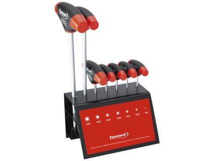 Sada šroubováků Format TORX® s příčnou rukojetí - 7 dílná