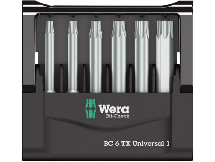 Sada bitů Wera Bit-Check 6 TX Universal 1 (05056472001)