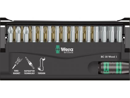 Sada bitů Wera Bit-Check 30 Wood 1 (05057433001)