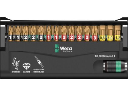 Sada bitů Wera Bit-Check 30  Diamond 1 (05057431001)