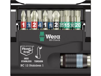 Sada bitů Wera Bit-Check 12 Stainless 1 (05057425001)