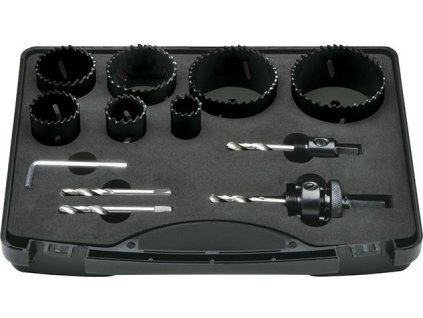 Sada bimetalových vykružovacích pil Format HSS - 11 dílná