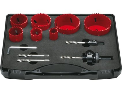 Sada bimetalových vykružovacích pil Format HSS Co5 - 12 dílná