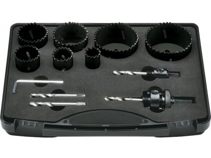 Sada bimetalových vykružovacích pil Format HSS - 12 dílná