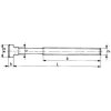Šroub pro T- drážku s maticí a podložkou Format M16x125 (drážka 18mm)