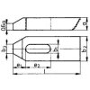 Jednoduchá upínka se zuby a šroubem AMF 6314Z - 14x100 mm (70383)