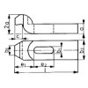 Upínka zalomená AMF DIN 6316 - 11x100 mm (71043)