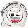 Kapesní svinovací metr Format pochromovaný 8m x 25mm