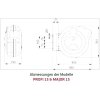 62766 3 navijeci buben s hadici elmag profi 15 8 12mm 15m