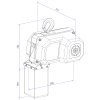 61083 1 elektricky retezovy kladkostroj mw tools kt300 300 kg