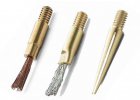 Encaustic stylus tips with thread