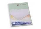 White encaustic painting cards