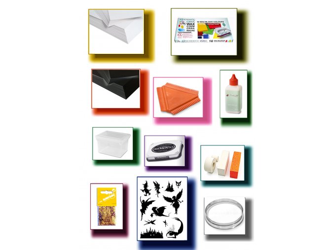 small encaustic gift set