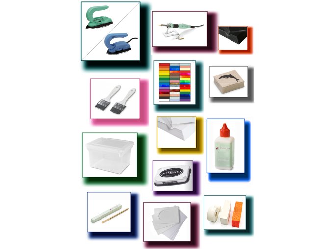 Big encaustic gift set