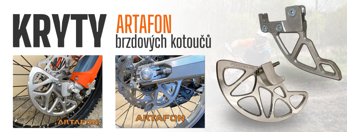Artafon kryty brzdových kotoučů Artafon pro KTM, Husqvarna, Gas Gas, Beta